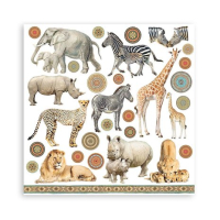 Stamperia Savana 12x12 Inch Paper Pack (SBBL103)